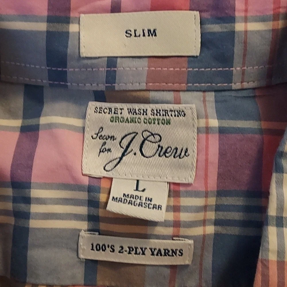 Pre-owned J.Crew Slim Size L Botton up Shirt